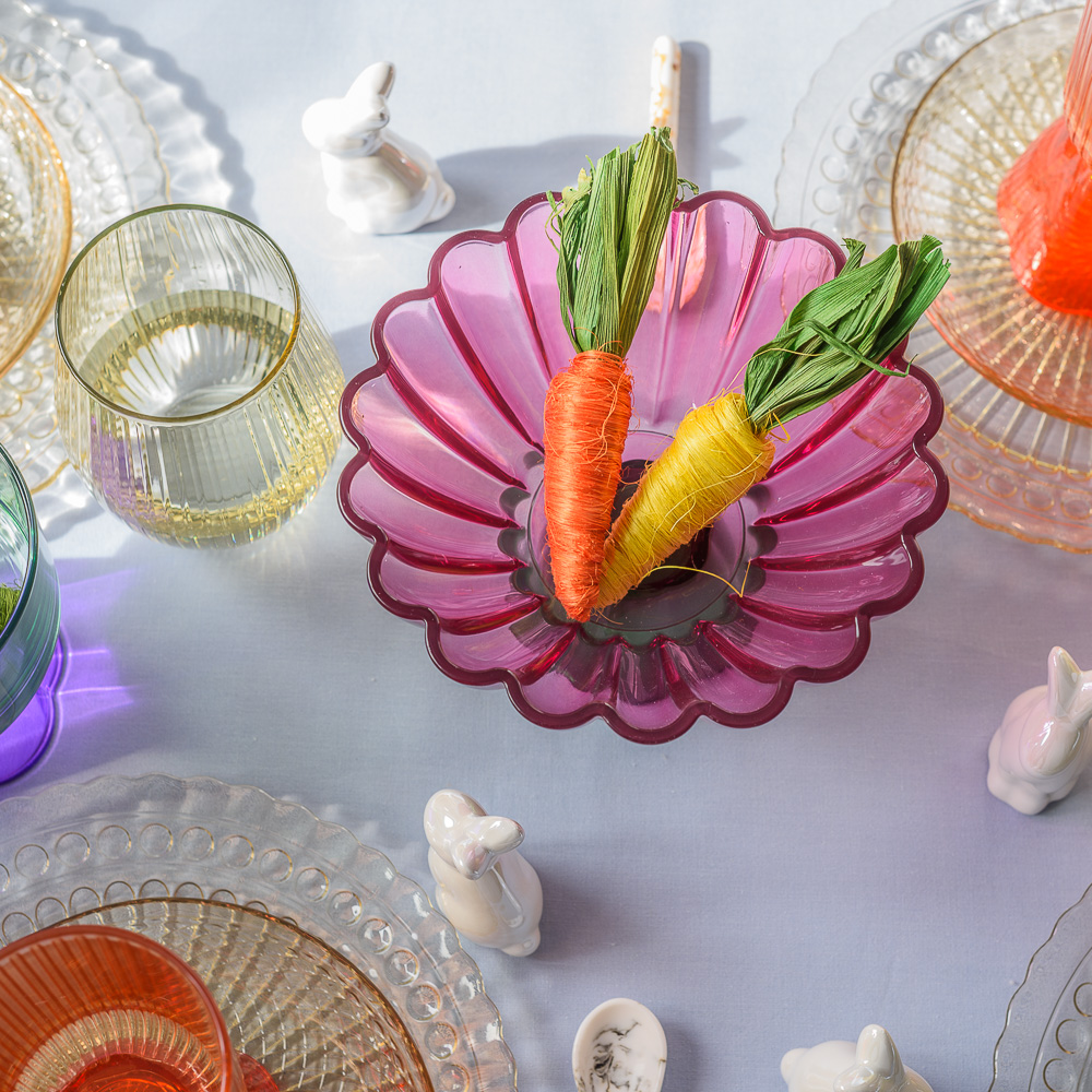 Szklana misa dekoracyjna BOTANE