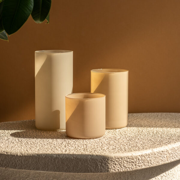 Zestaw wazonów cylindrów tub JAPANDI szklanych 20-15-10 3 szt.