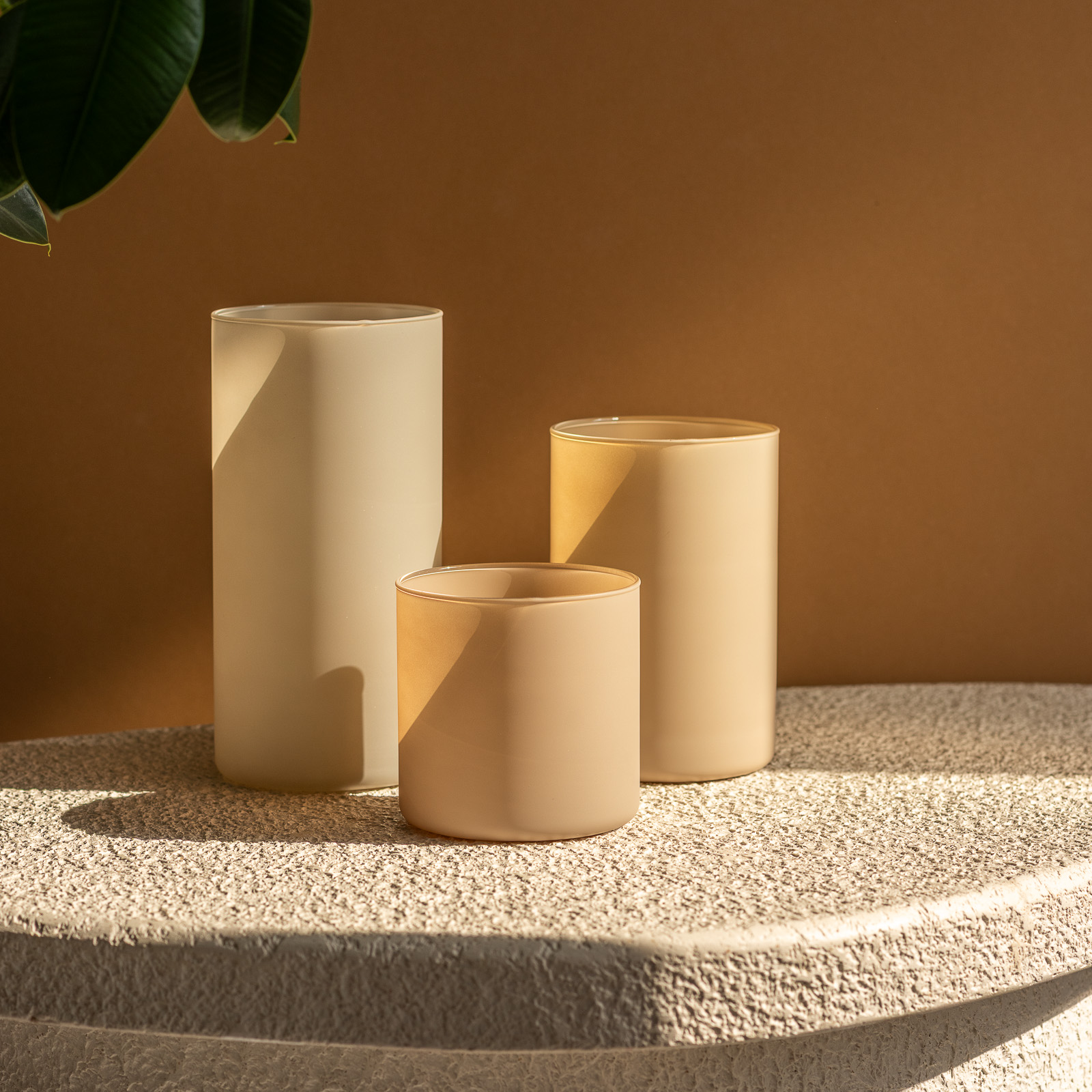 Zestaw wazonów cylindrów tub JAPANDI szklanych 20-15-10 3 szt.