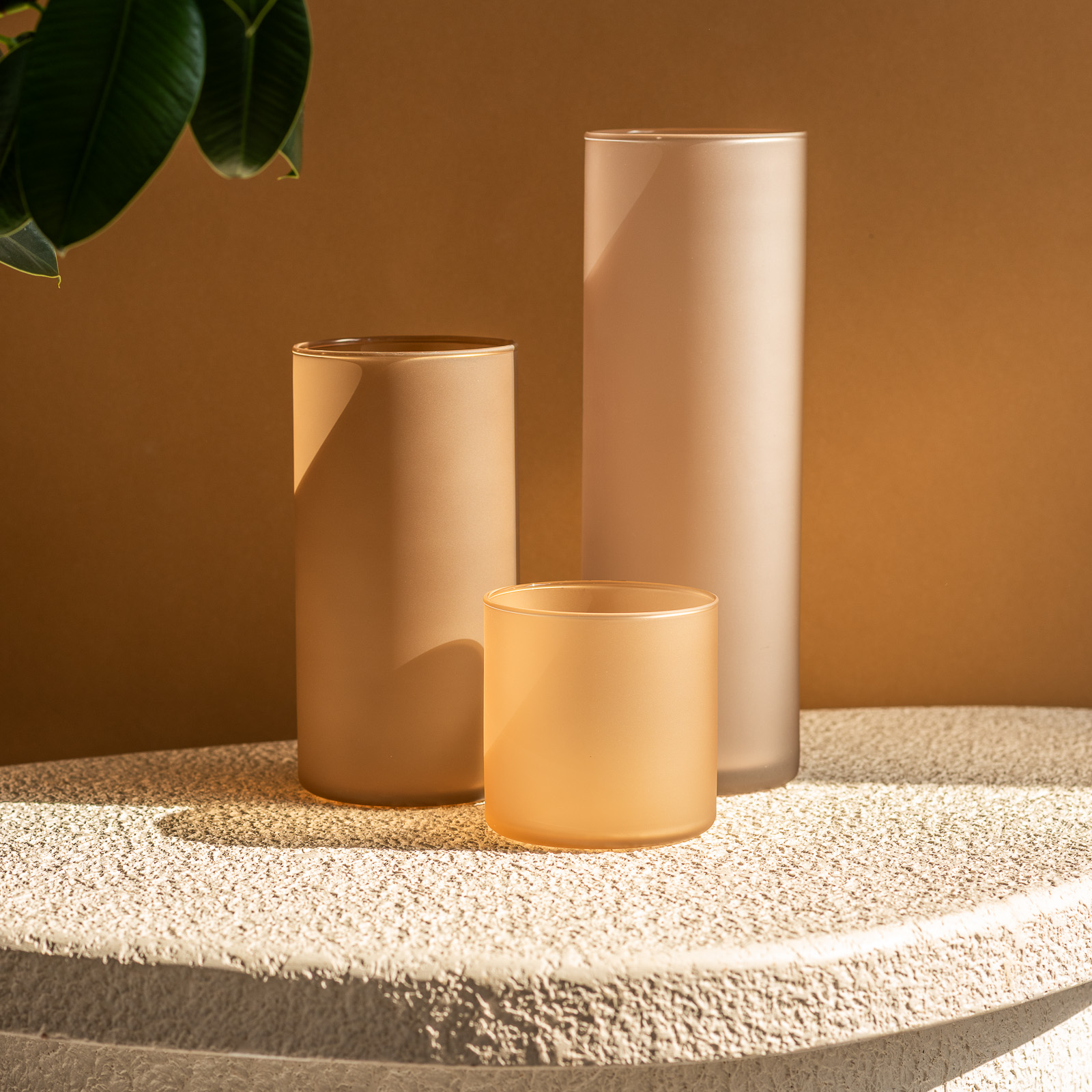 Zestaw wazonów cylindrów tub JAPANDI szklanych 29-20-10 3 szt.