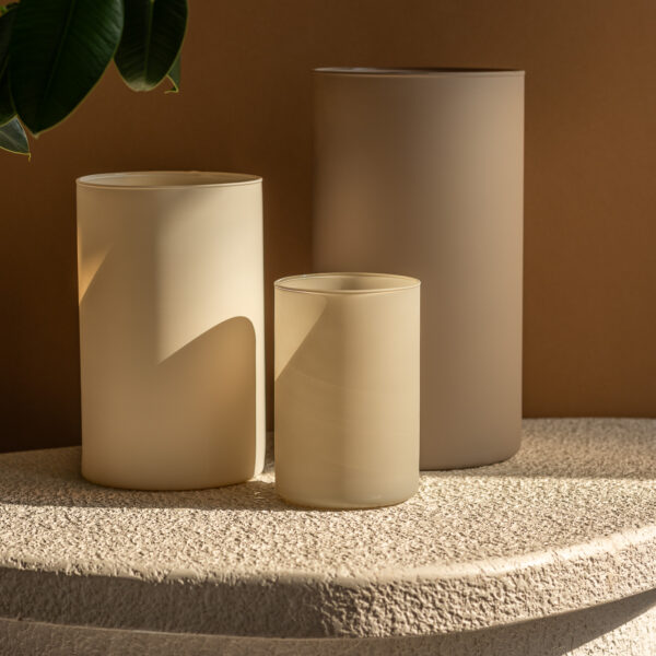 Zestaw wazonów cylindrów tub JAPANDI szklanych 30-21-15 3 szt.