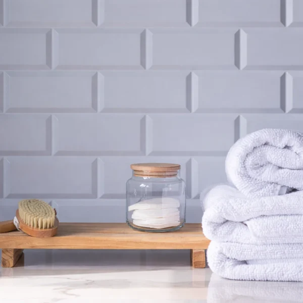 Pojemnik szklany do przechowywania PURE HOME z pokrywką drewnianą 10 cm